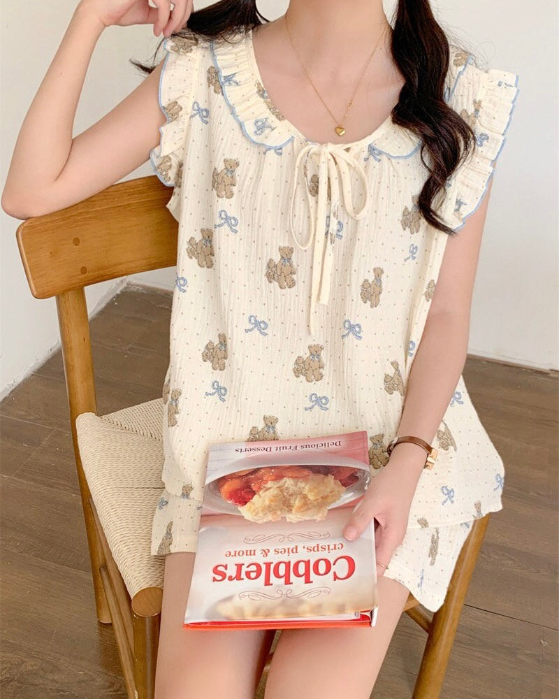 Honey Teddy Pajama Set