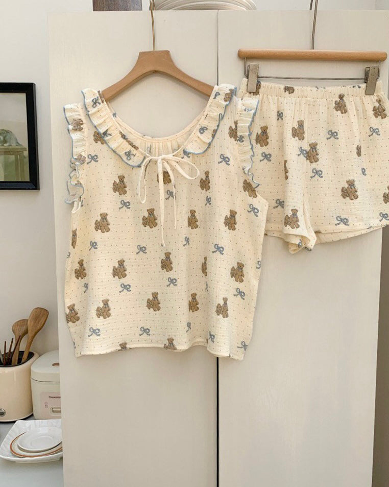 Honey Teddy Pajama Set