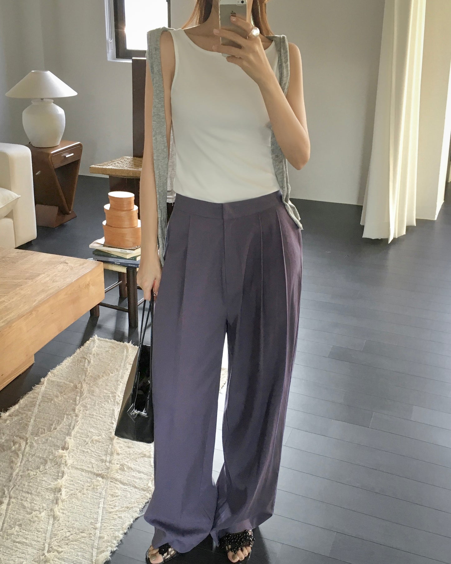 Boat Neck Oragnic Cotton Tank