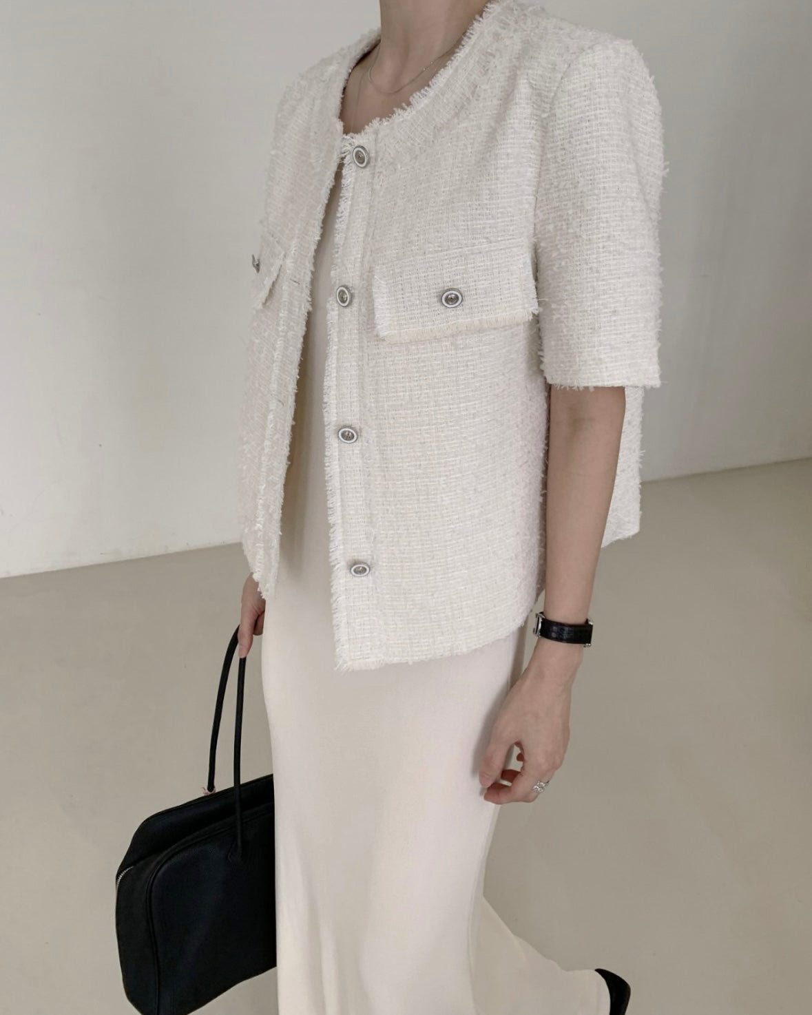 Frayed Tweed Jacket