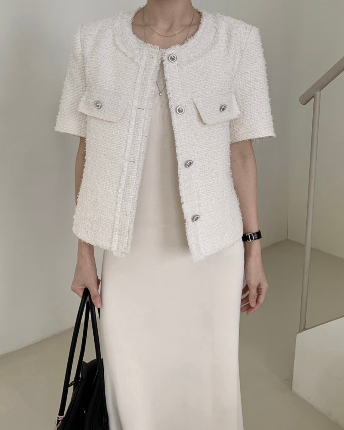 Frayed Tweed Jacket