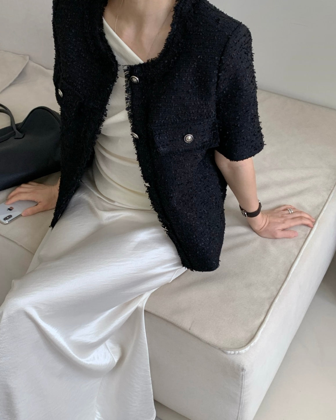 Frayed Tweed Jacket