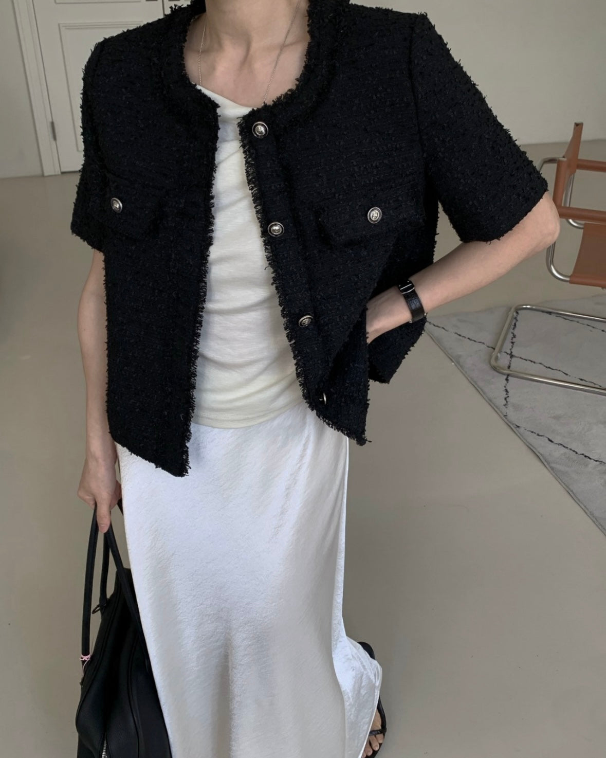 Frayed Tweed Jacket