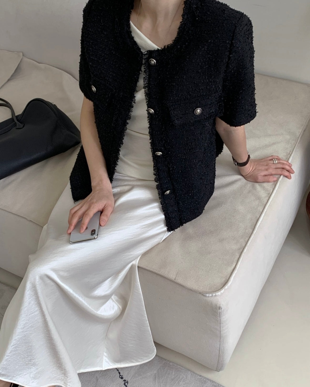Frayed Tweed Jacket