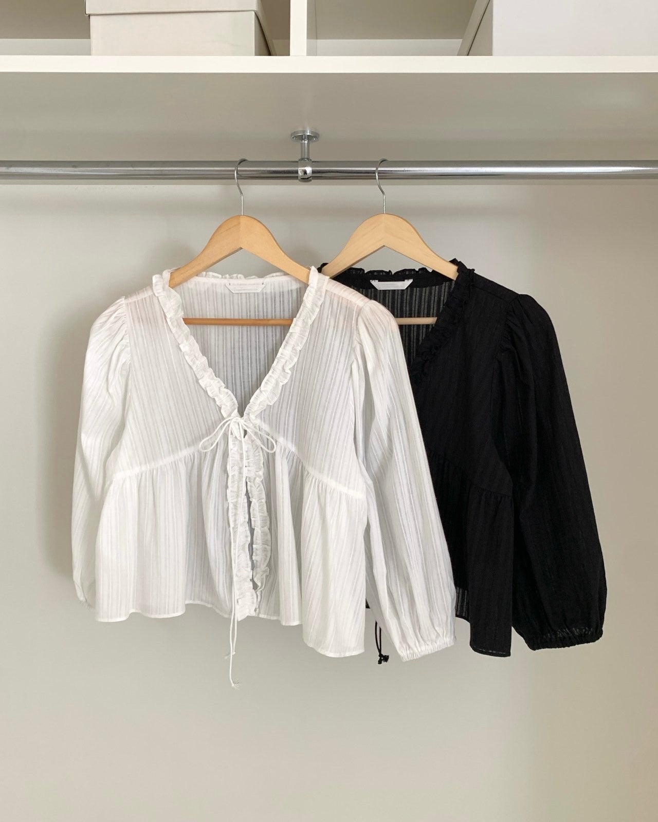 Ruffle Tie Cardigan