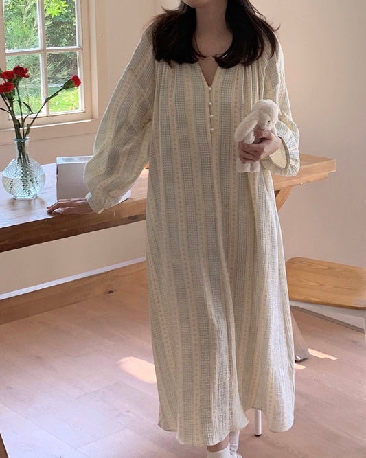 Pastel Check Nightgown