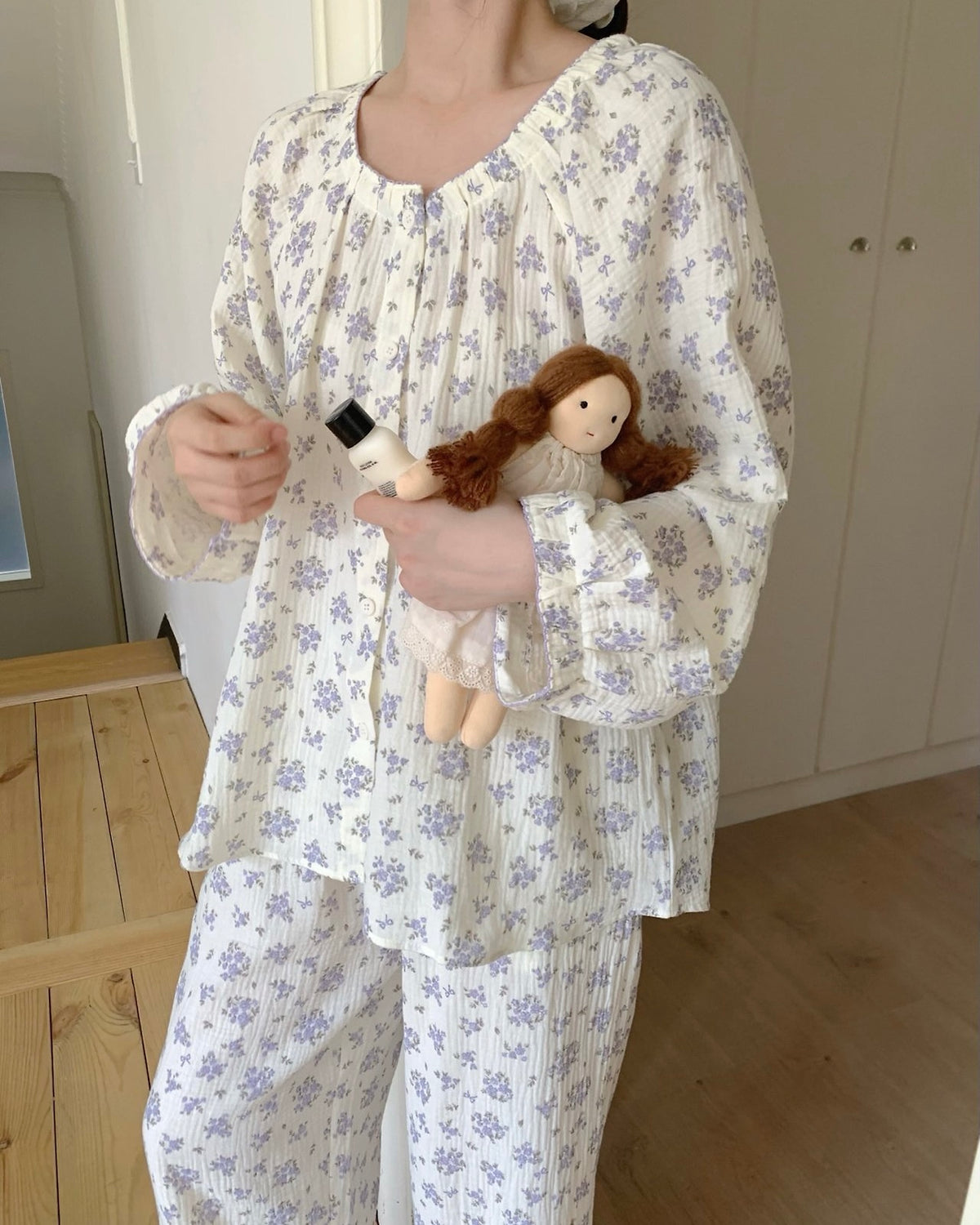 Lilac Bloom Pajama Set