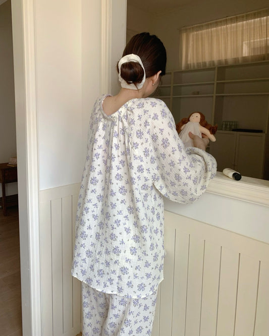 Lilac Bloom Pajama Set