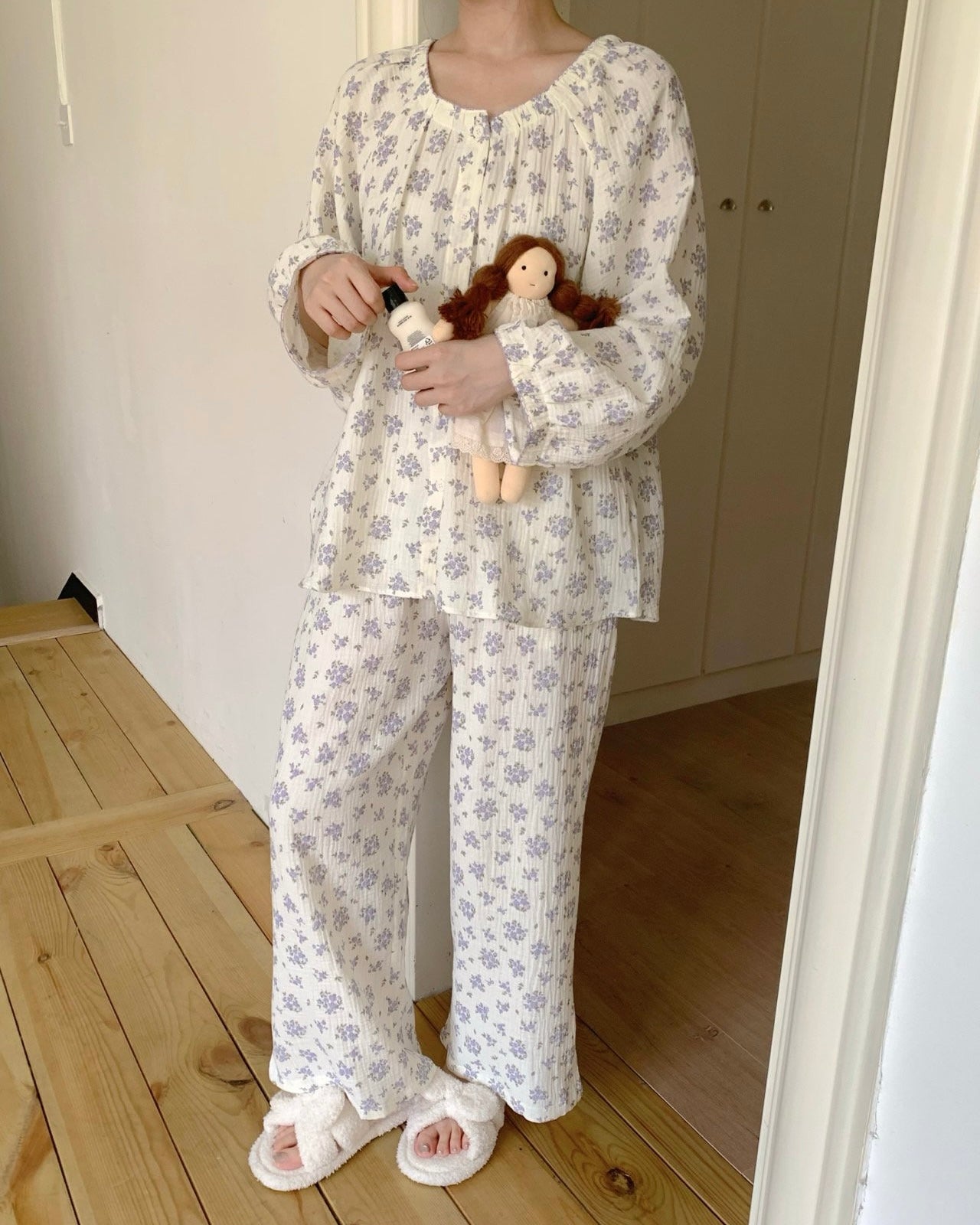 Lilac Bloom Pajama Set