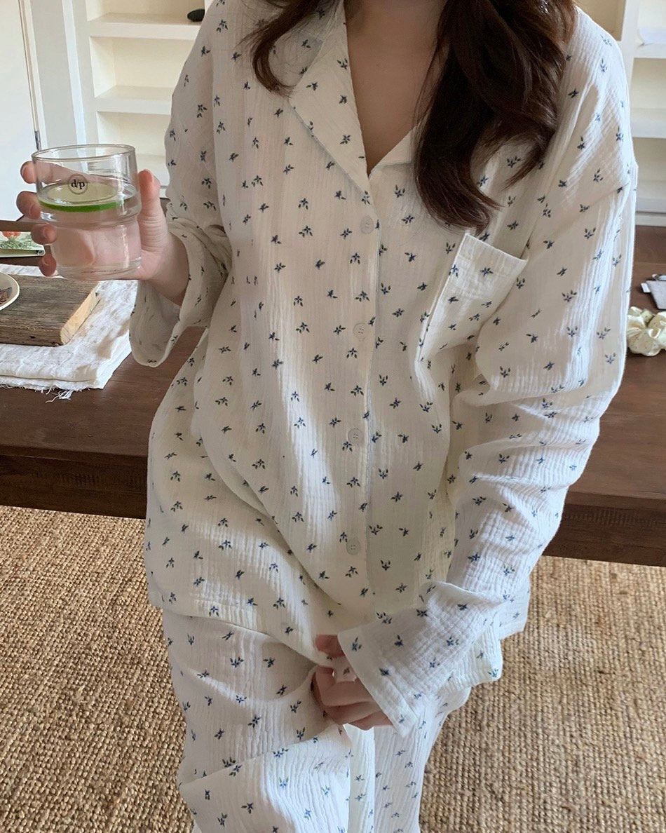 Petite Sprig Pajama Set