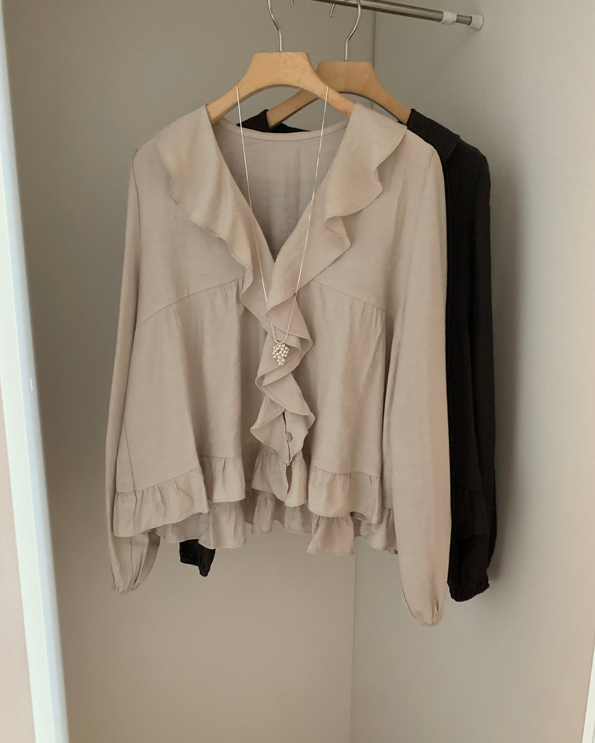 Cascade Ruffle Blouse
