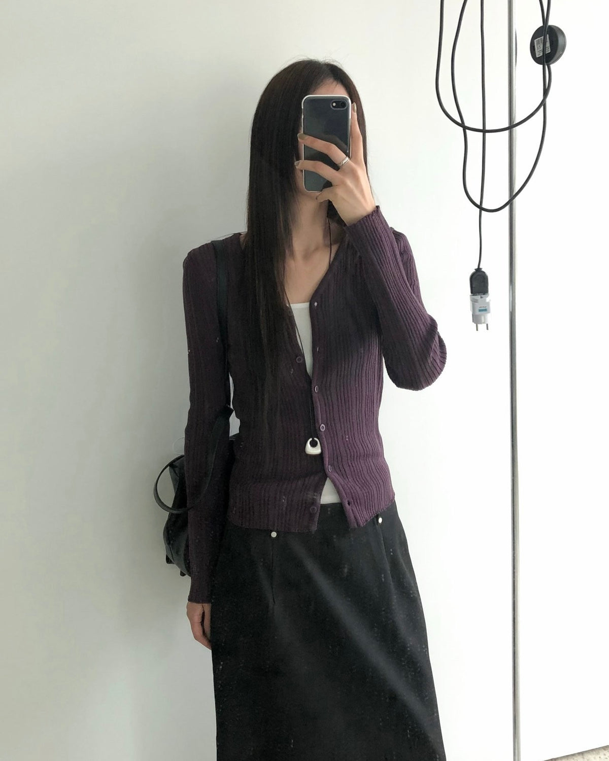 Fine Rib Cardigan