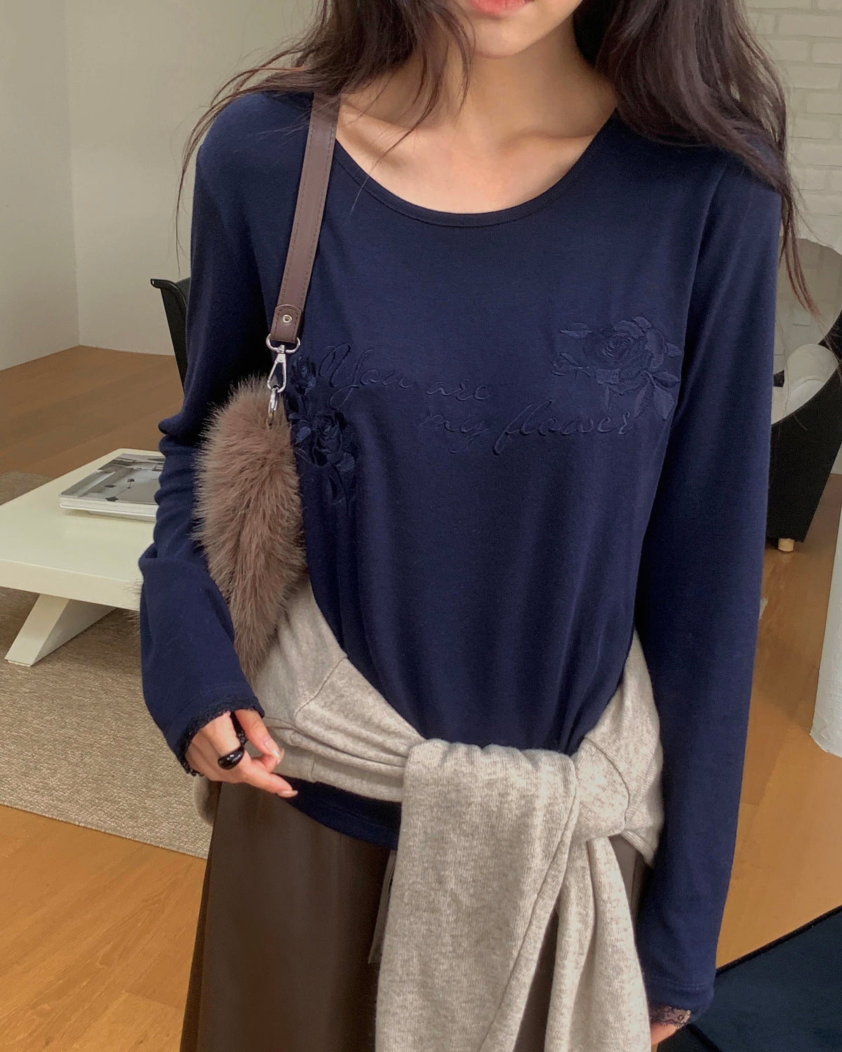 My Flower Embroidered Top