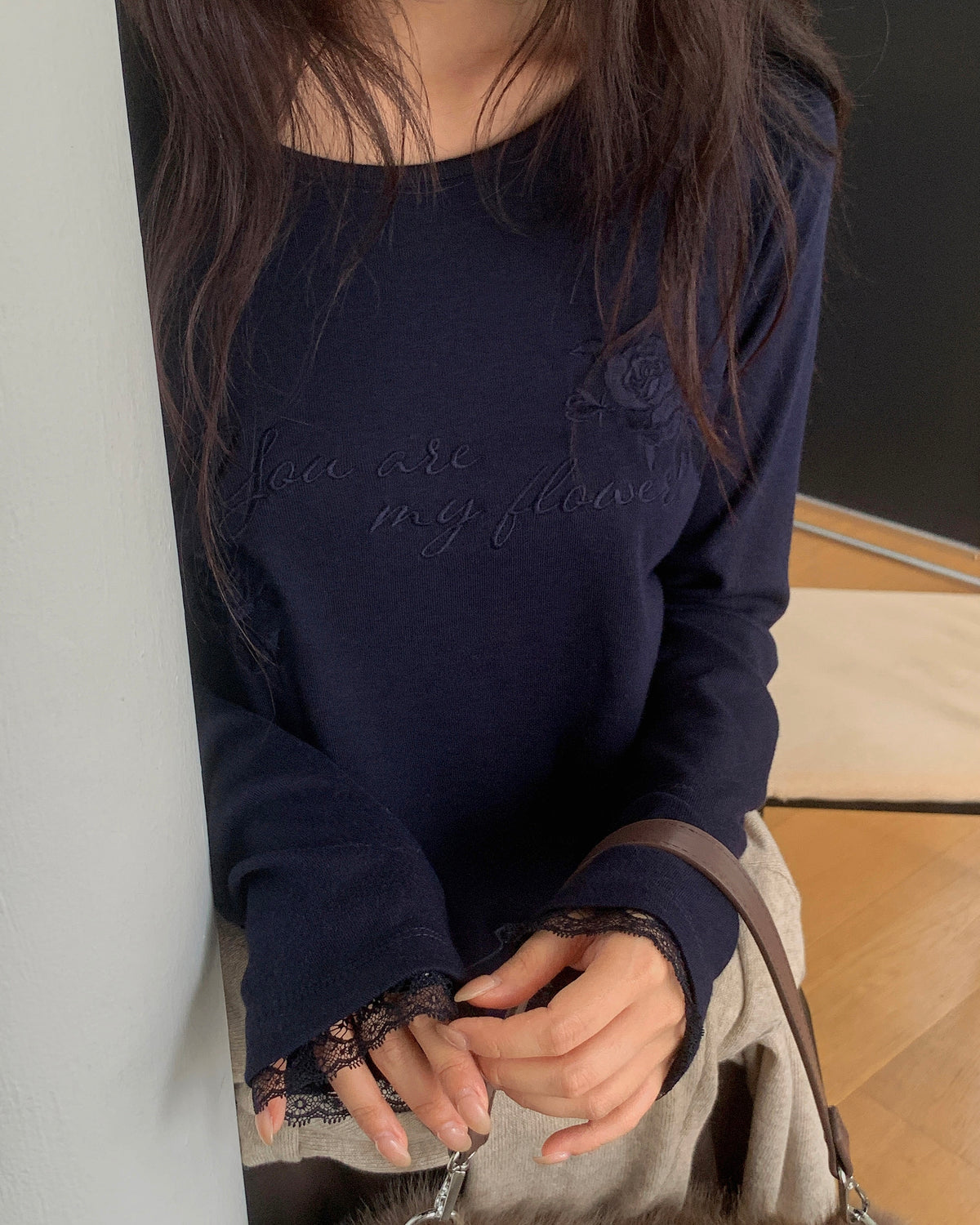 My Flower Embroidered Top