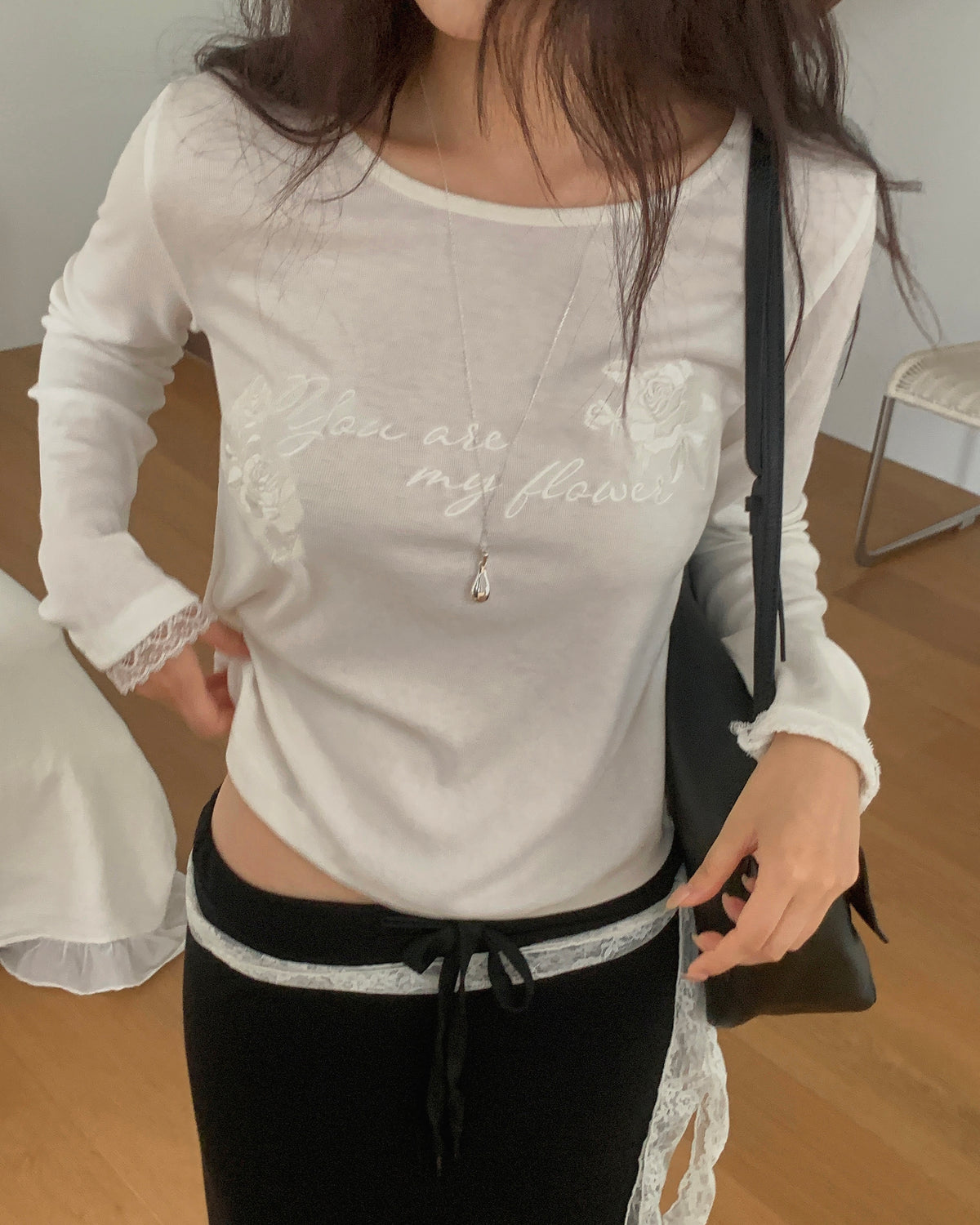 My Flower Embroidered Top