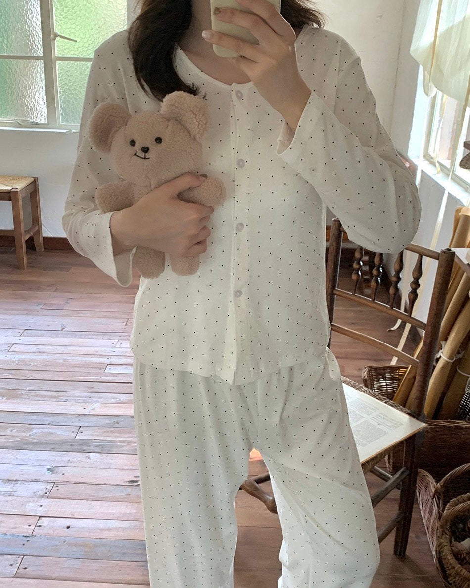 Soft Polka Dot 3-Piece Lounge Set