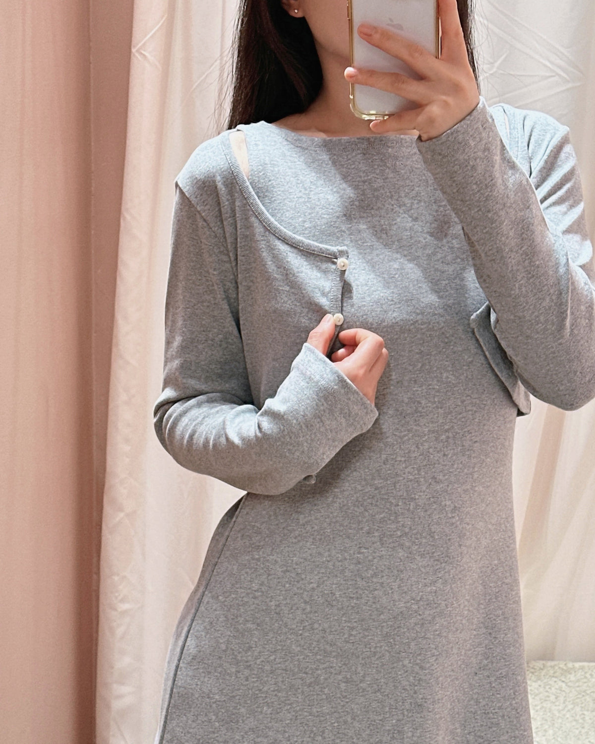 Boatneck Mini Dress Set