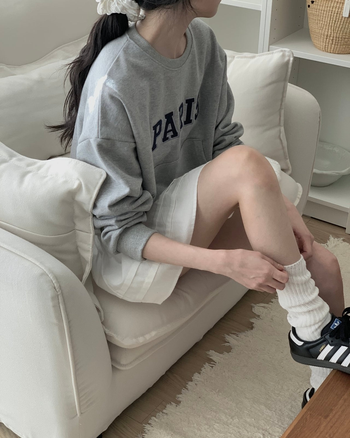 Paris Crop Sweatshirt