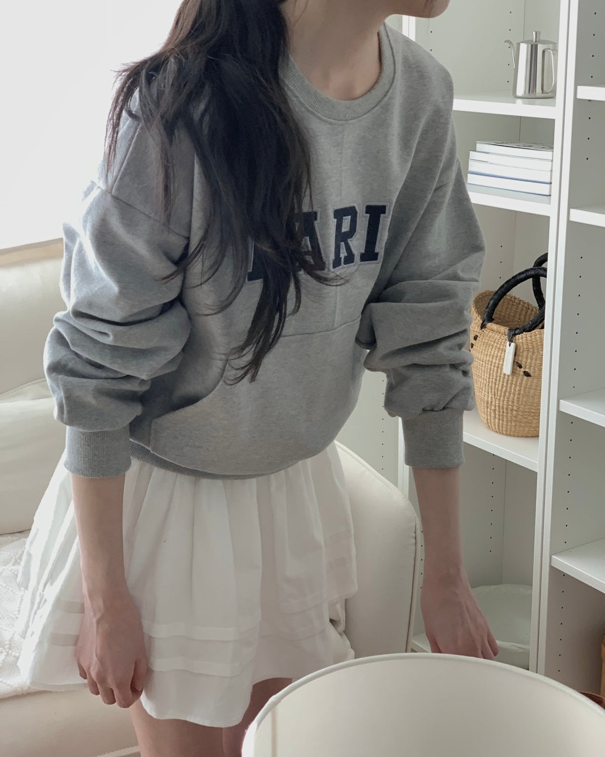 Paris Crop Sweatshirt