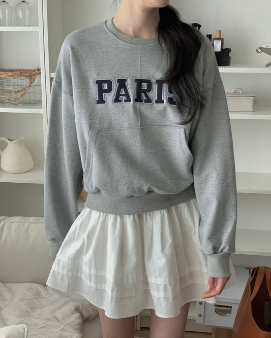 Paris Crop Sweatshirt