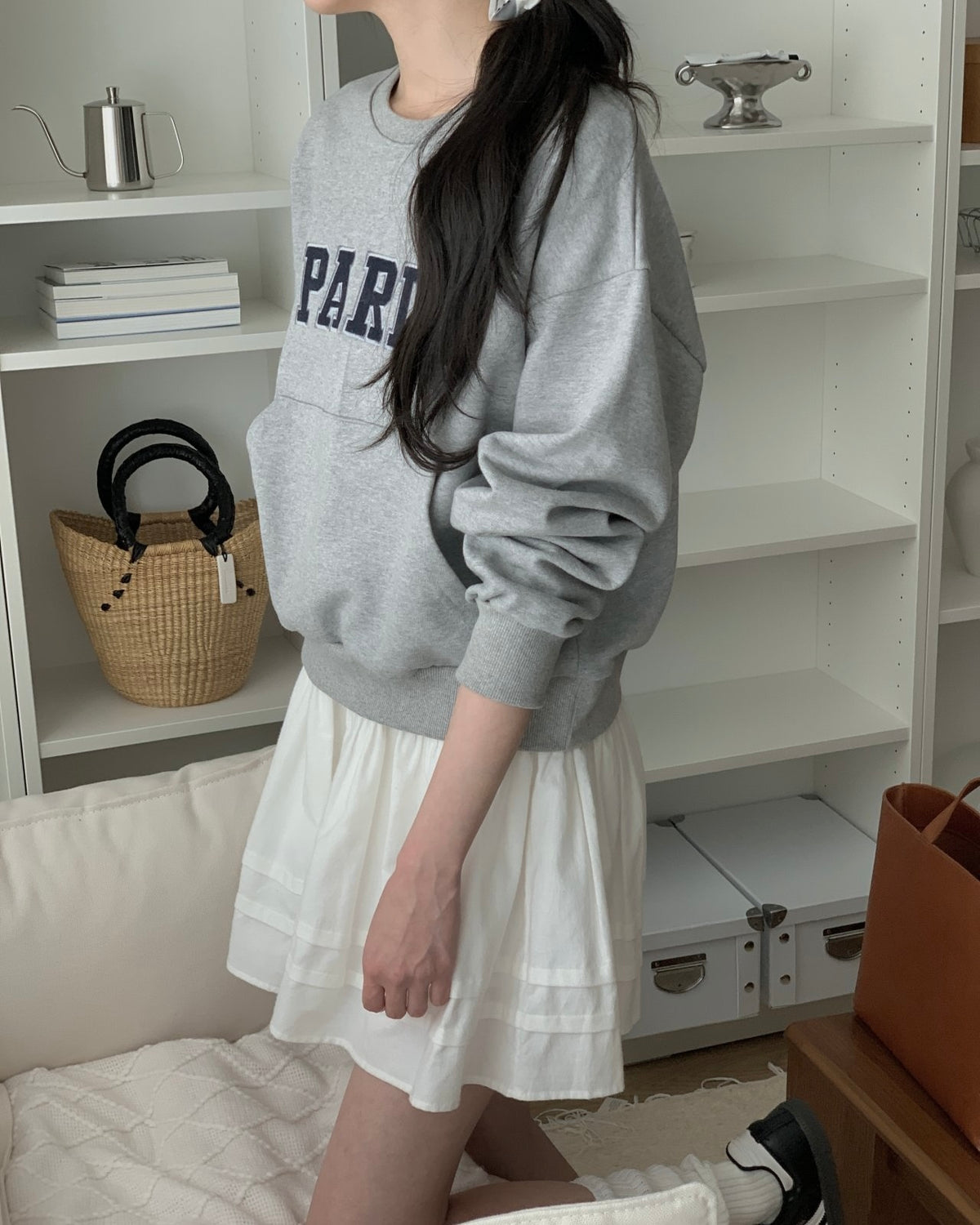 Paris Crop Sweatshirt