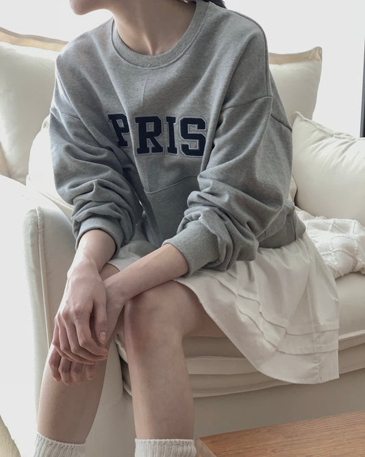 Paris Crop Sweatshirt