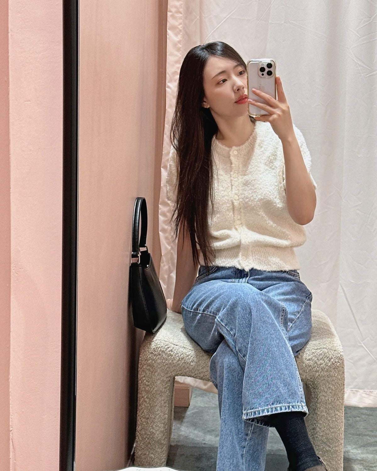 Cloud Bouclé Cardigan