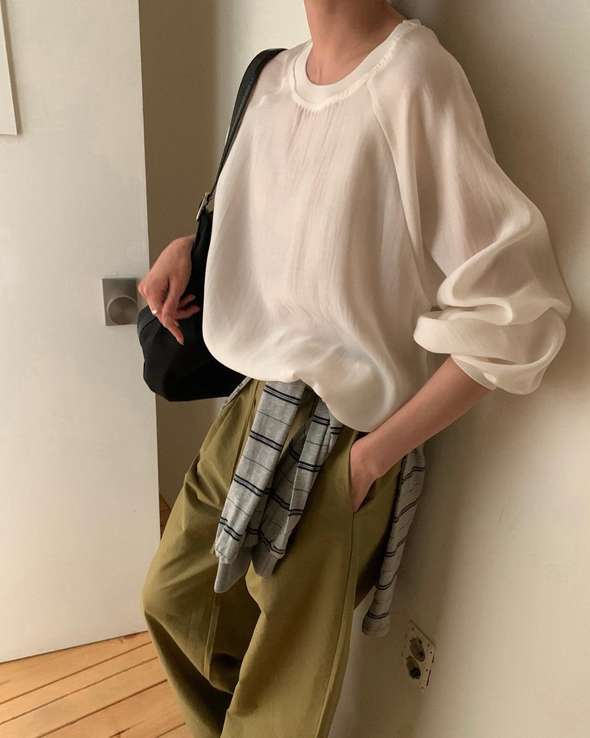 Tencel Drawstring Pullover