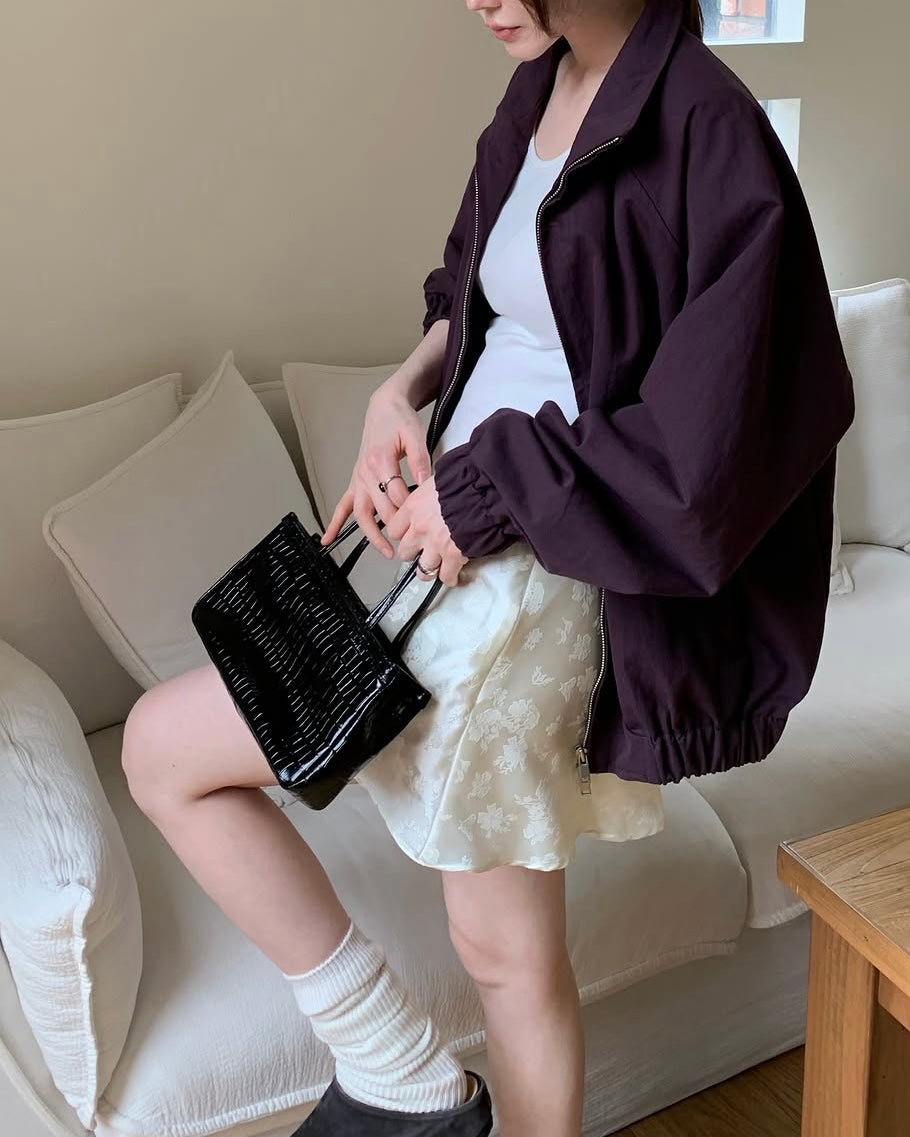 Relaxed Bomber Jacket