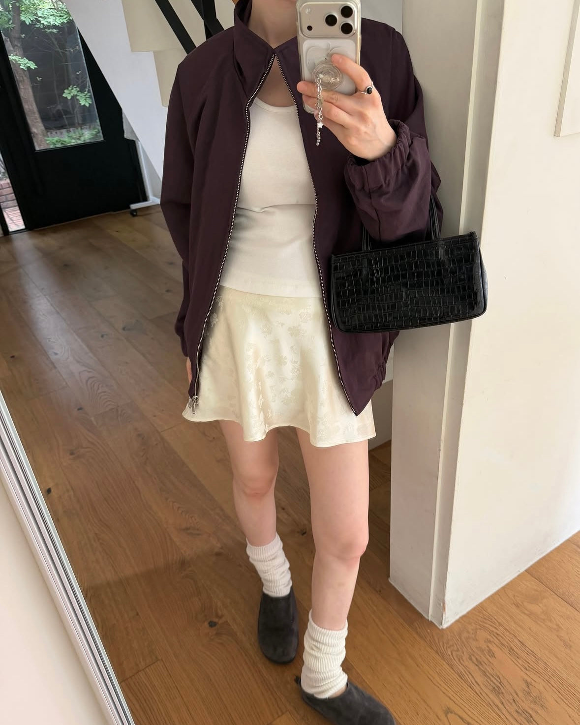 Relaxed Bomber Jacket