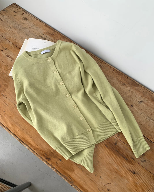 Soft Crewneck Cardigan