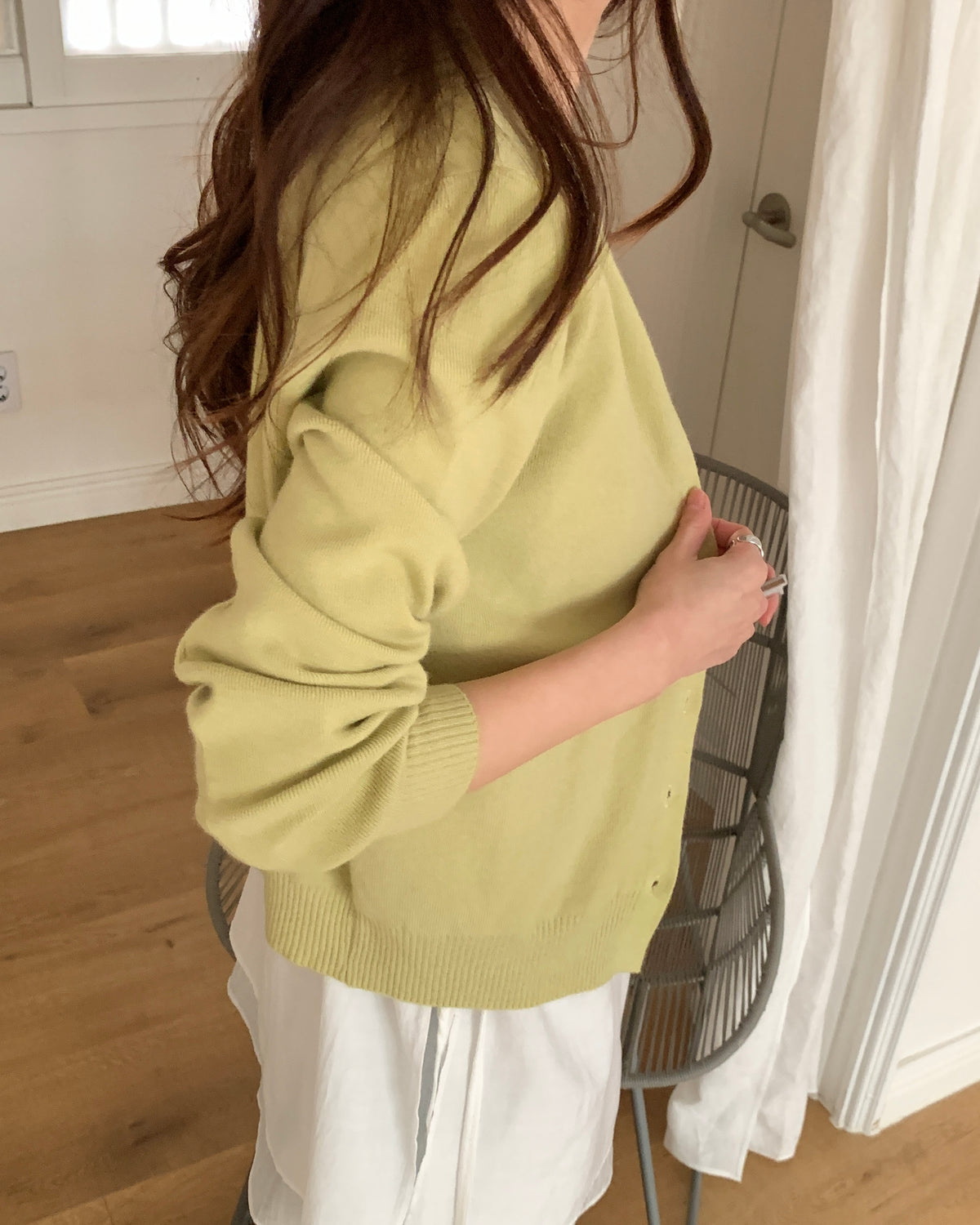 Soft Crewneck Cardigan