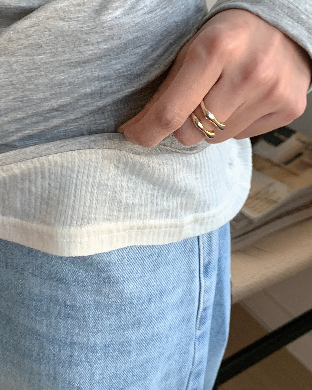 Boat Neck Layer Top