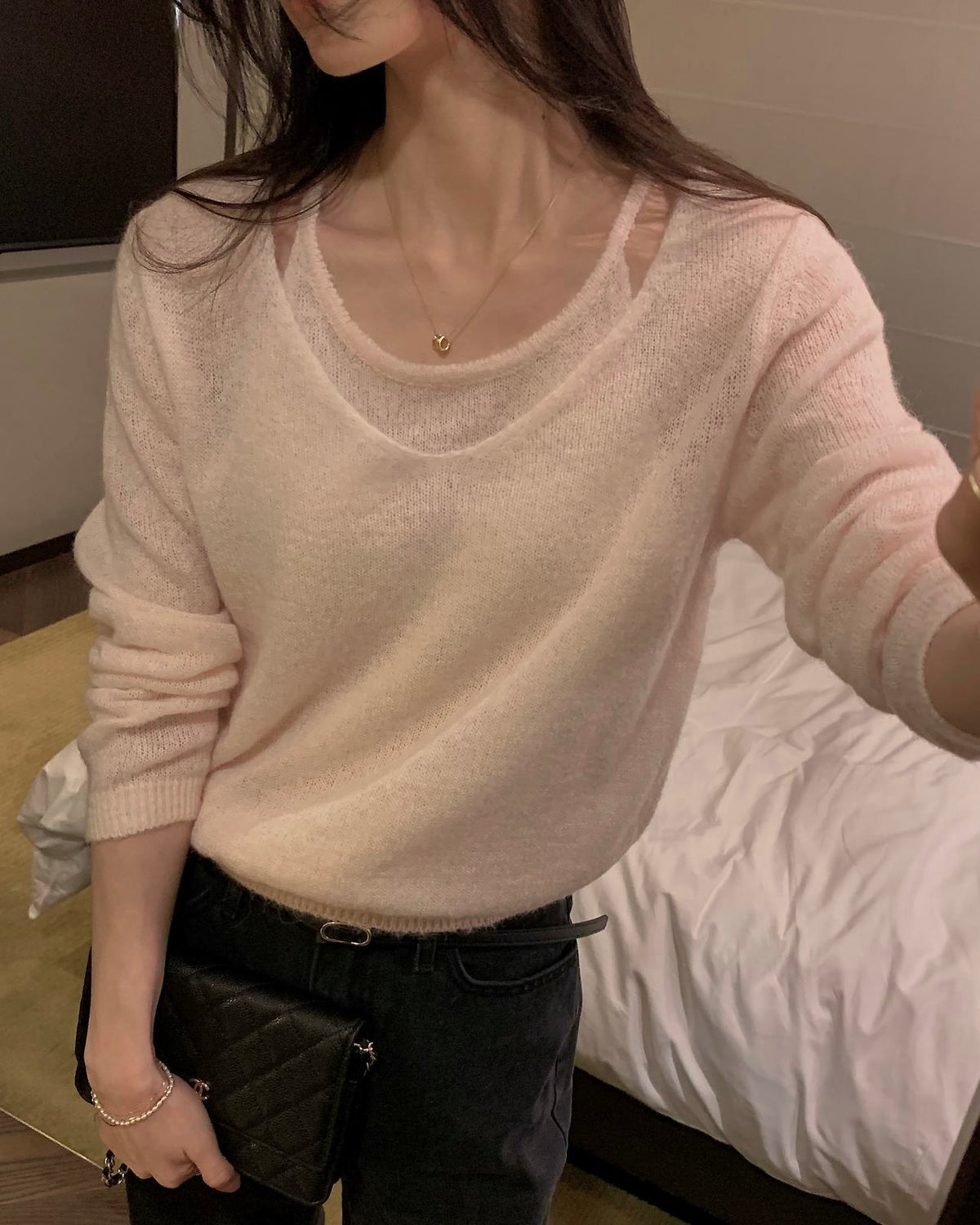 Halter Layer Sweater
