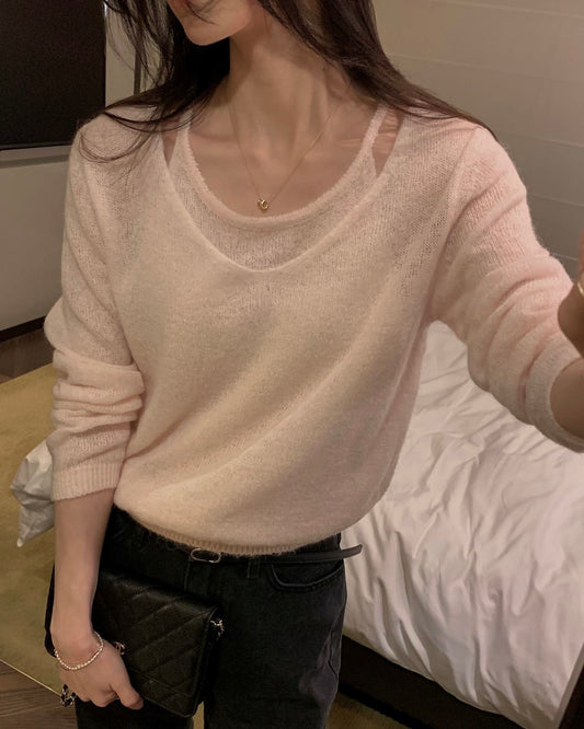Halter Layer Sweater