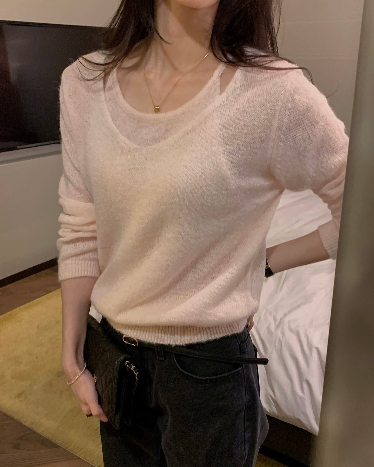 Halter Layer Sweater