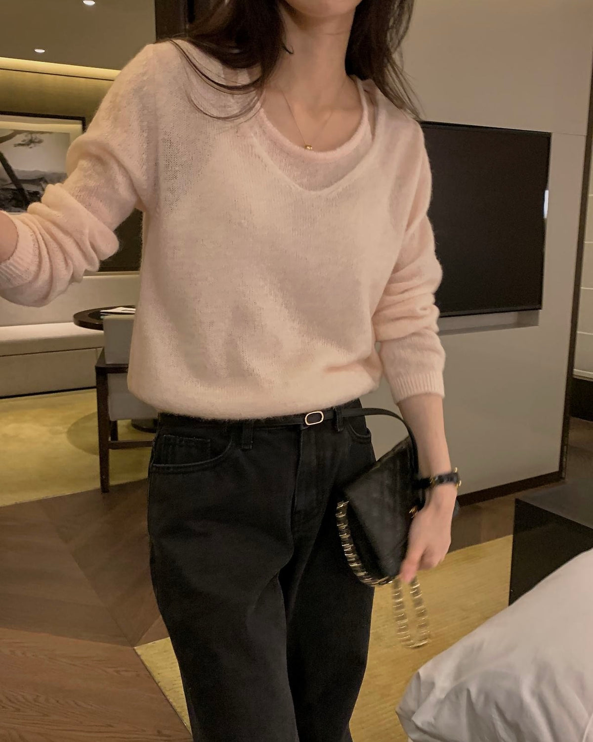 Halter Layer Sweater