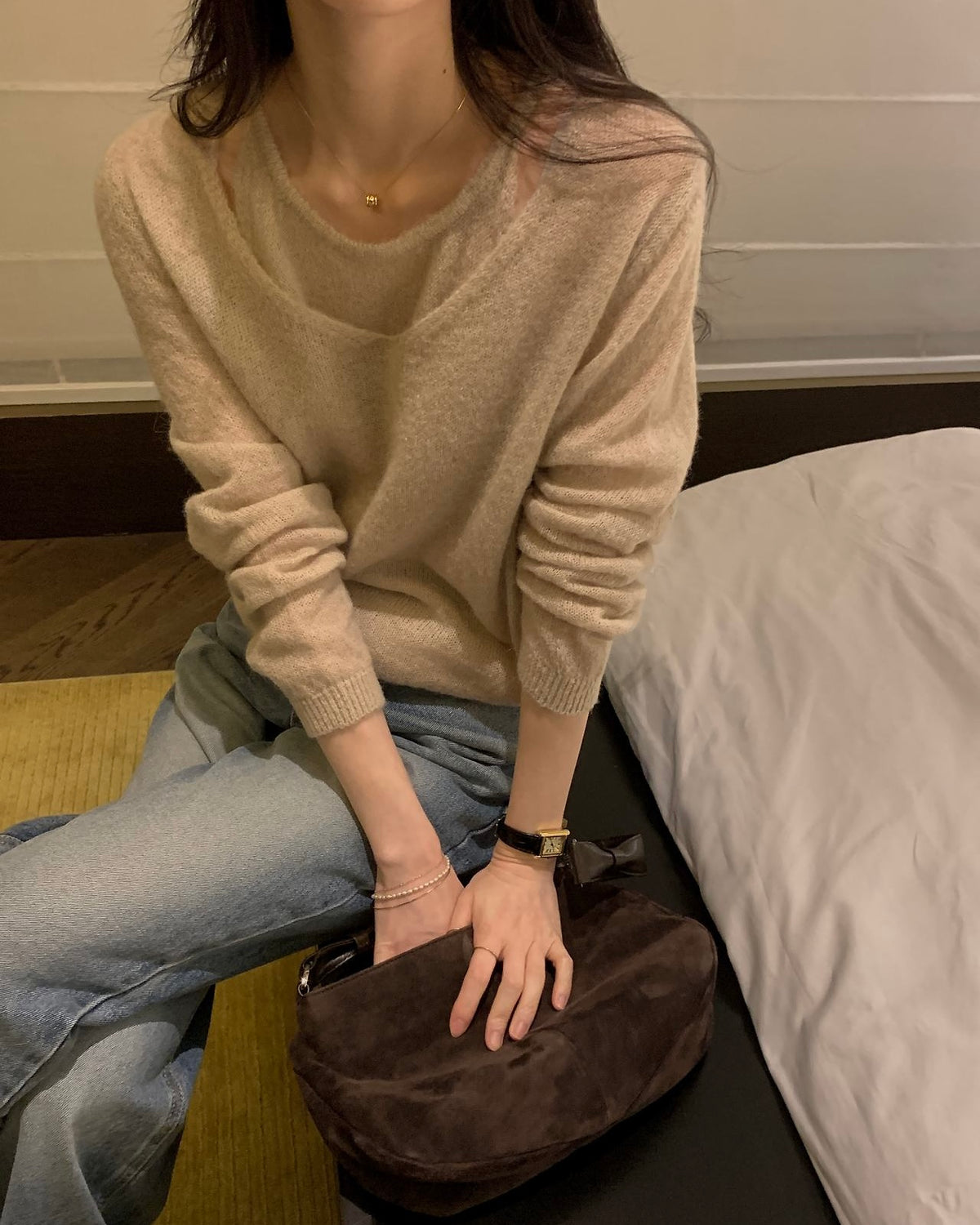 Halter Layer Sweater