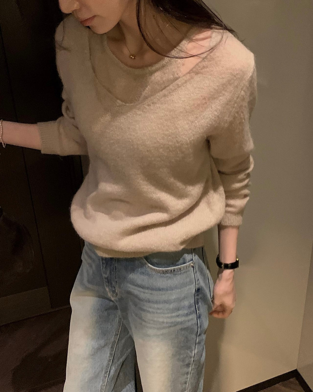 Halter Layer Sweater