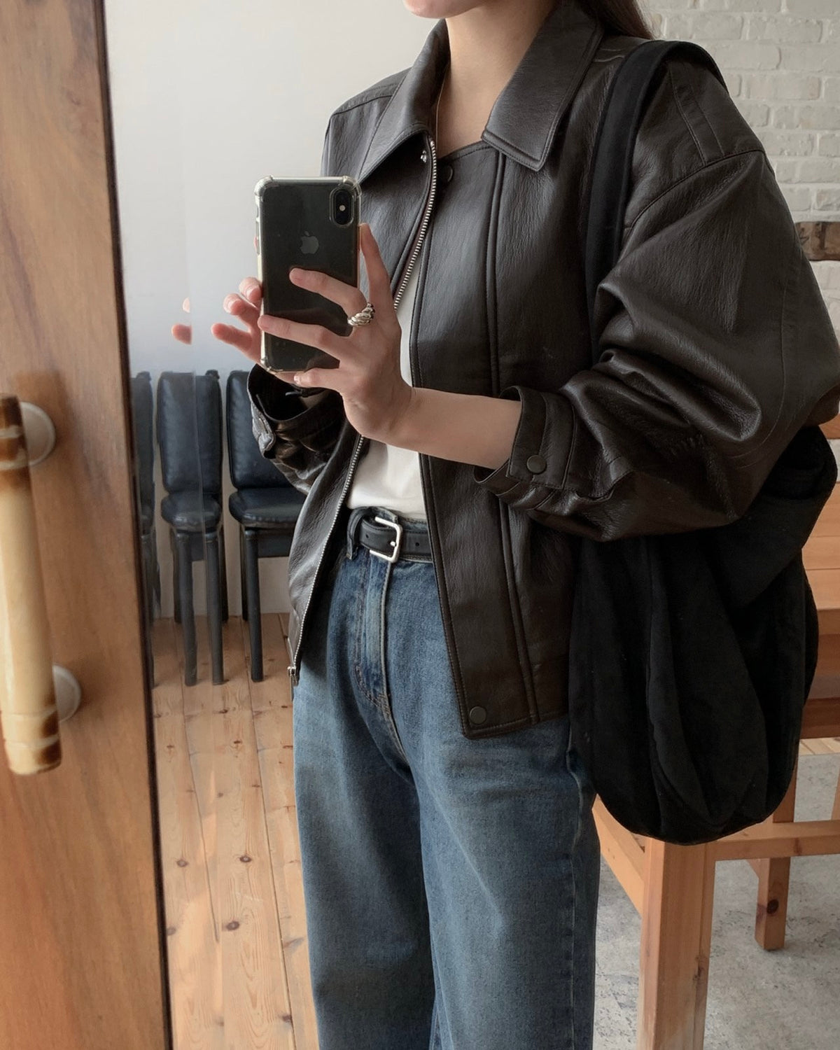 Vegan Leather Jacket