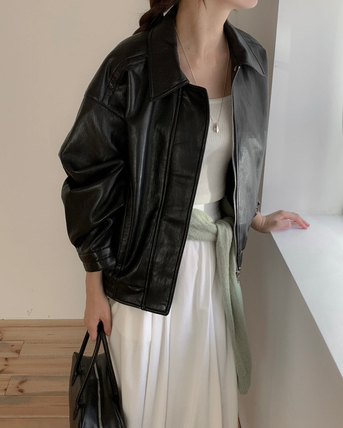 Vegan Leather Jacket