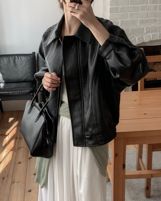 Vegan Leather Jacket