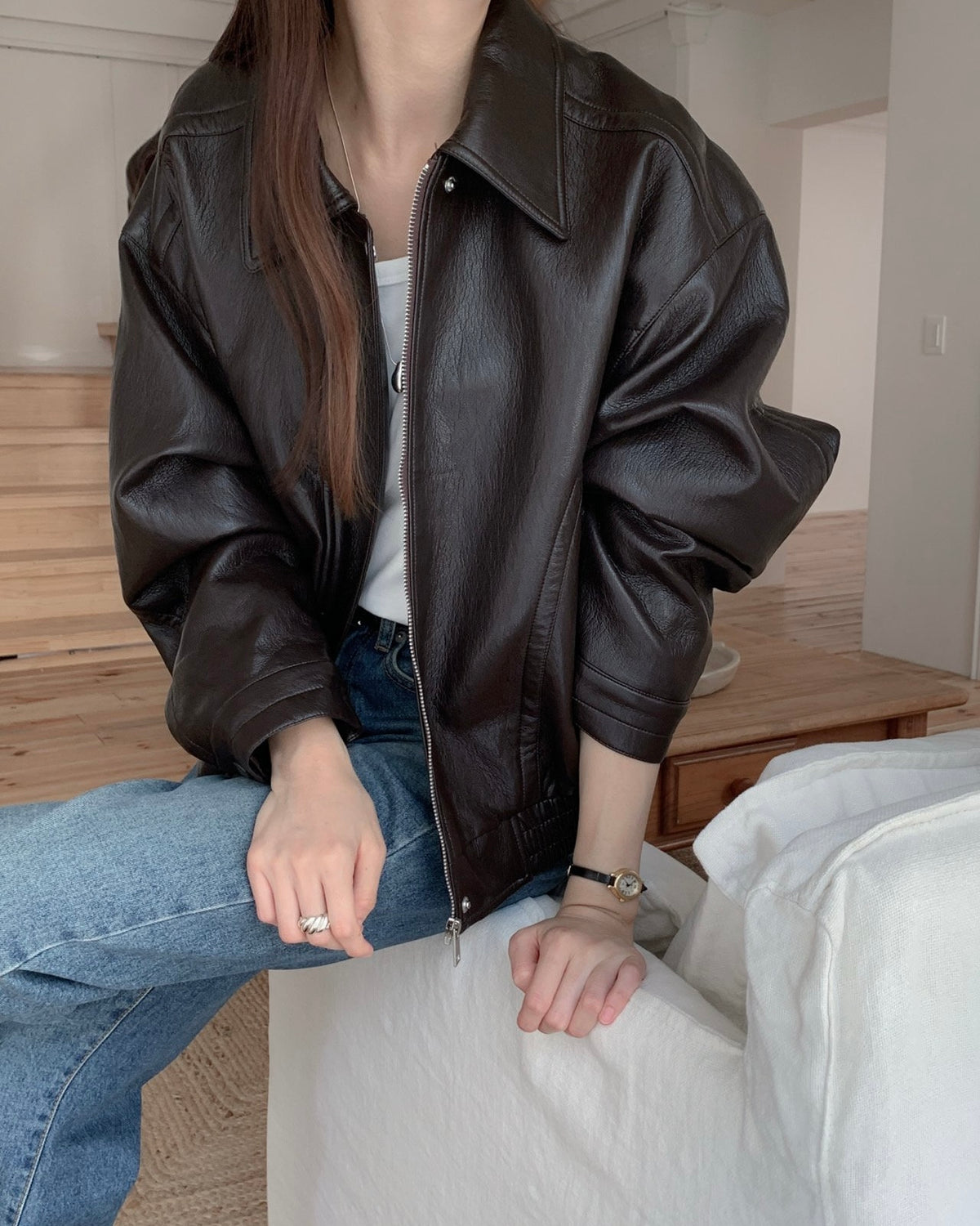 Vegan Leather Jacket