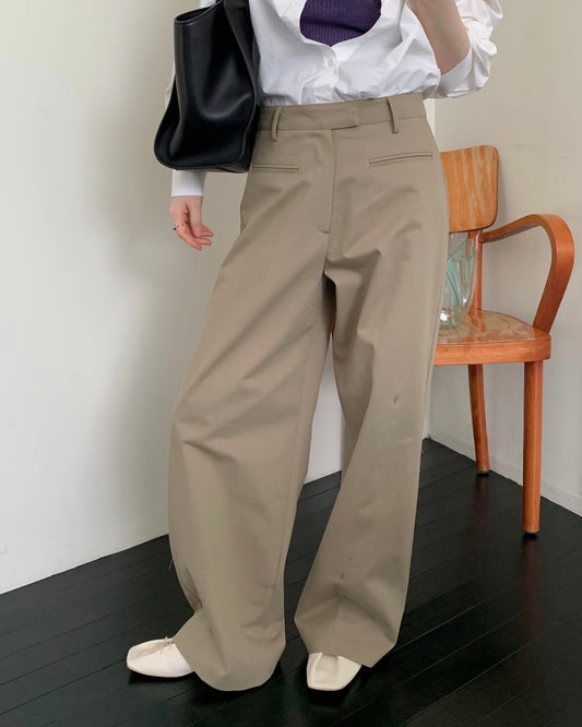 Welt Pocket Cotton Pants