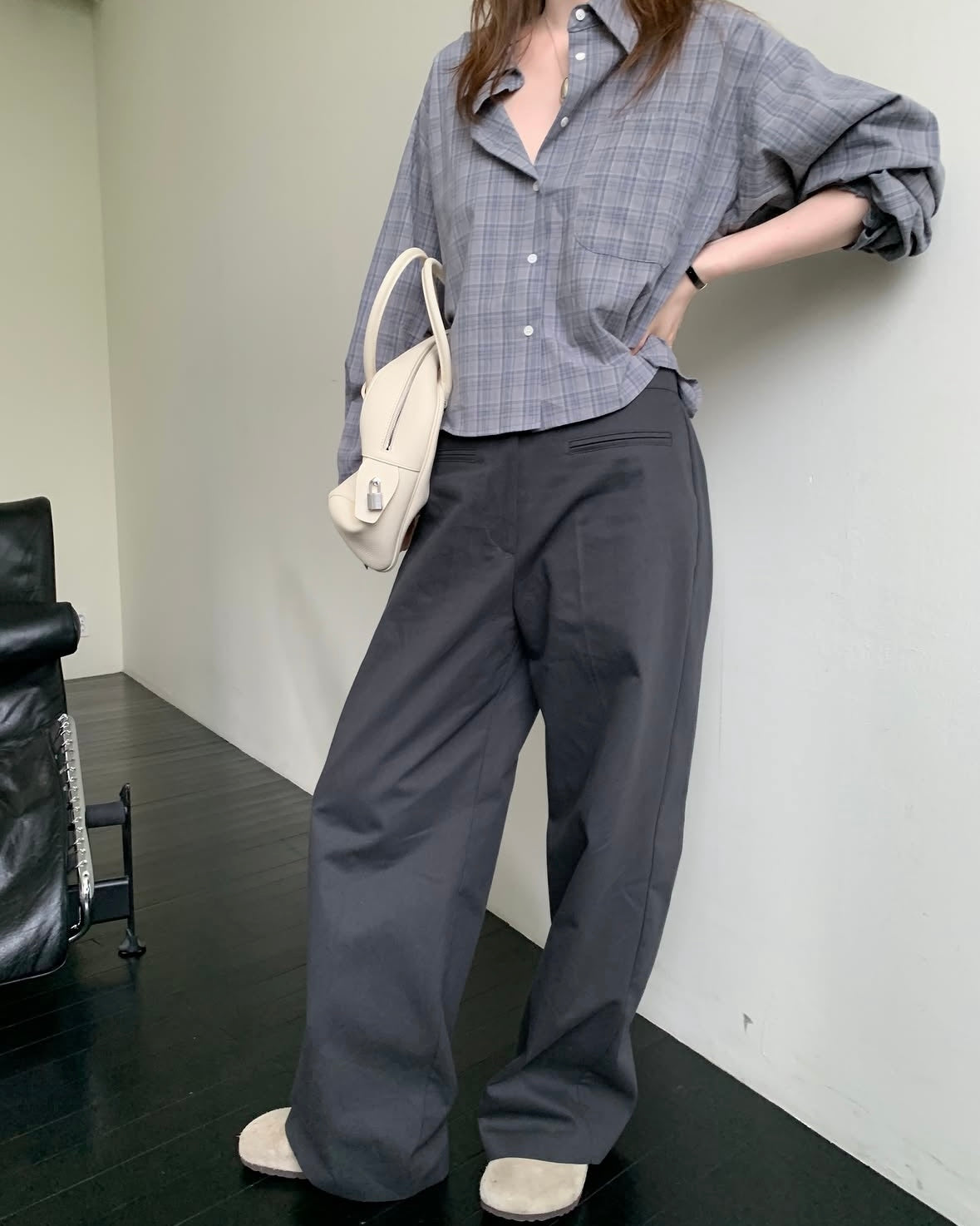 Welt Pocket Cotton Pants
