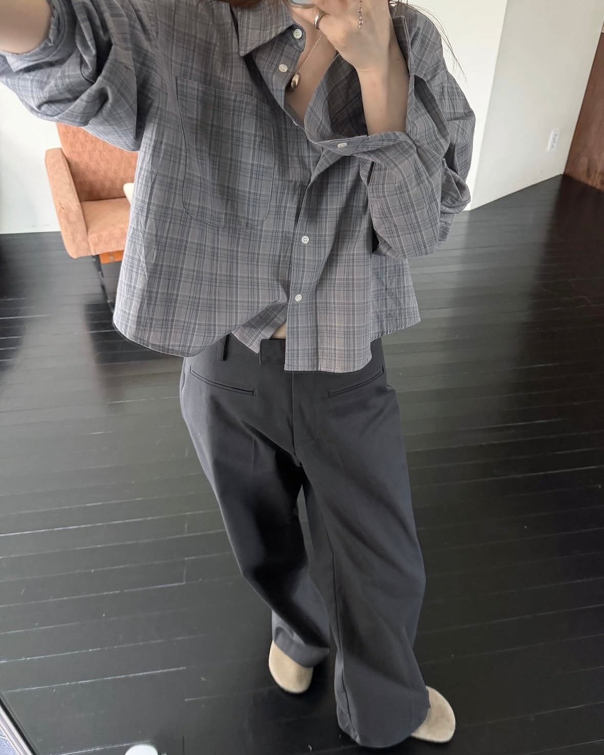 Welt Pocket Cotton Pants