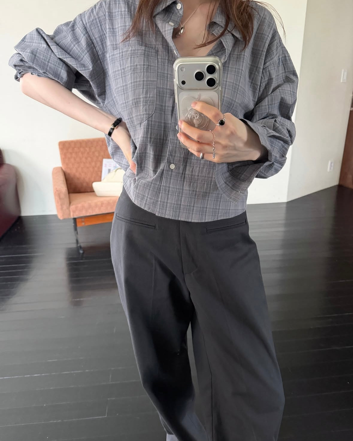 Welt Pocket Cotton Pants