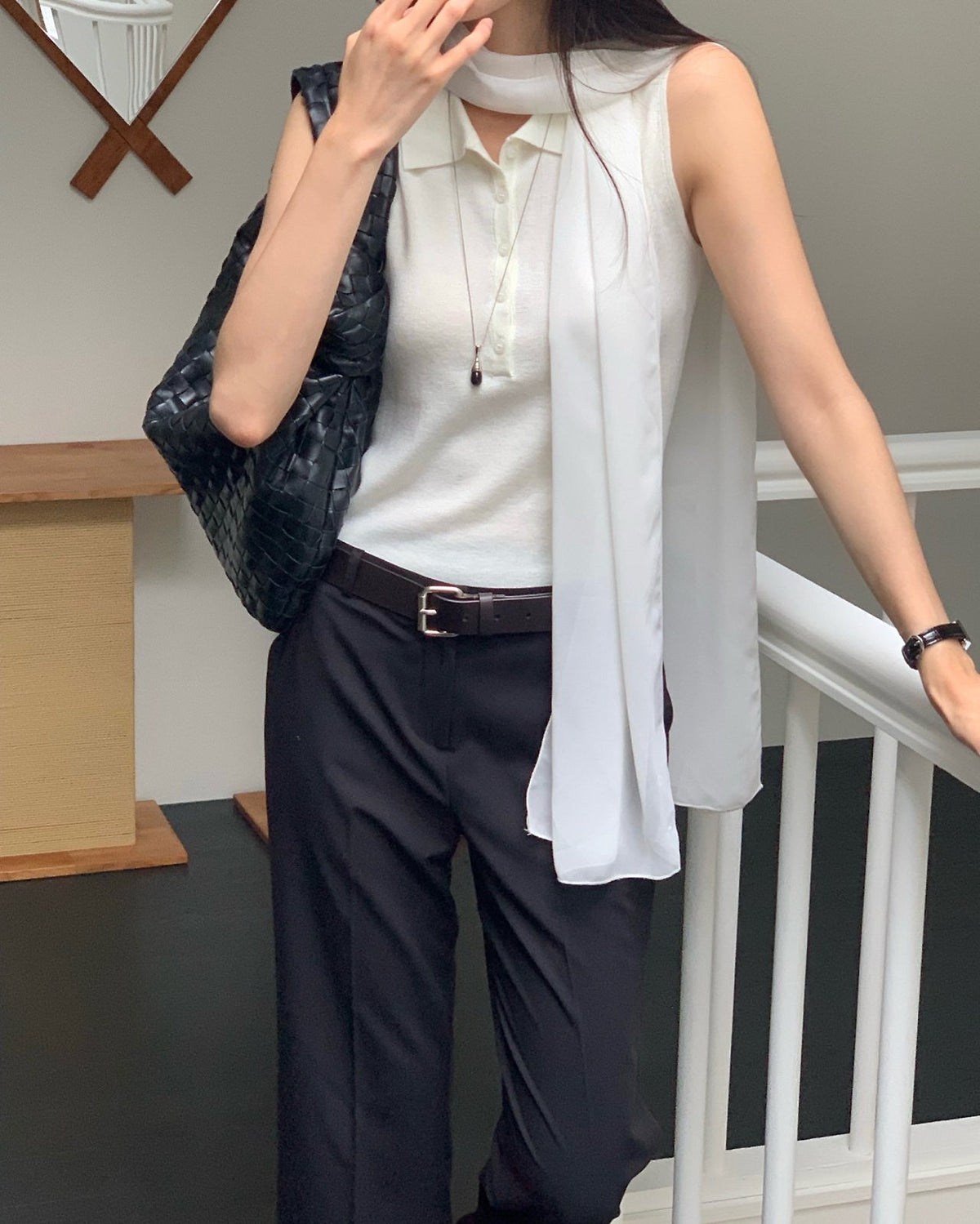 Urban Polo Cardigan Set