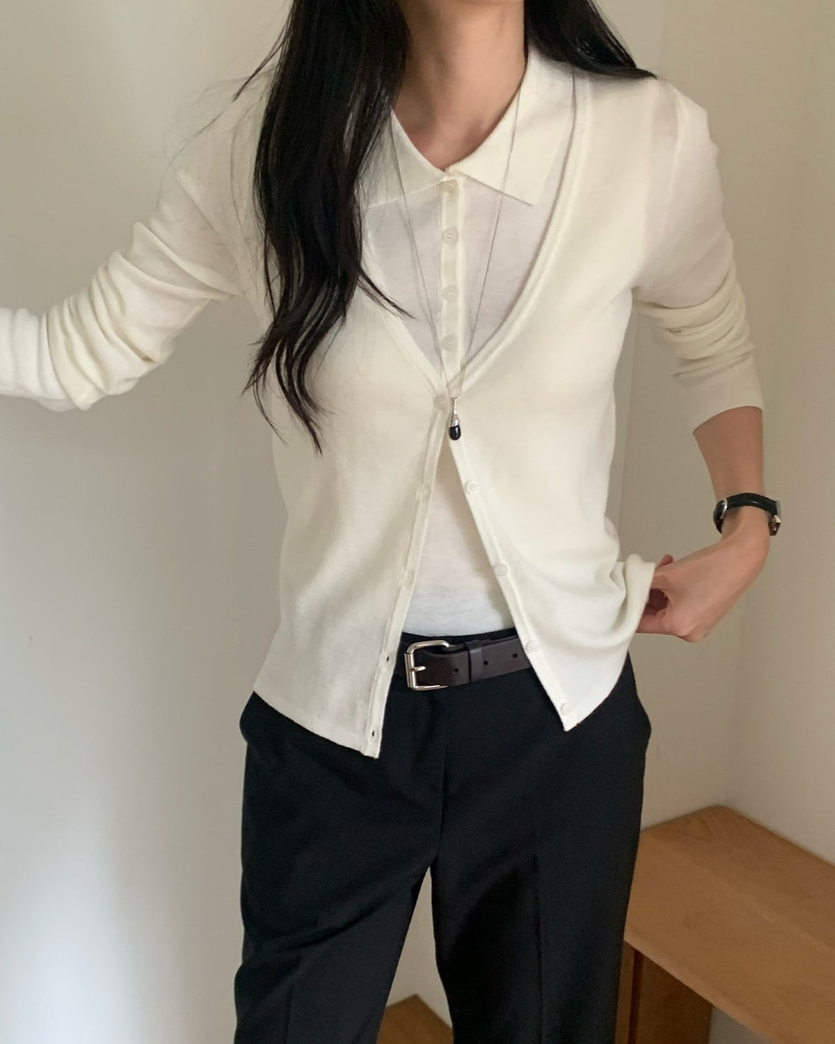 Urban Polo Cardigan Set