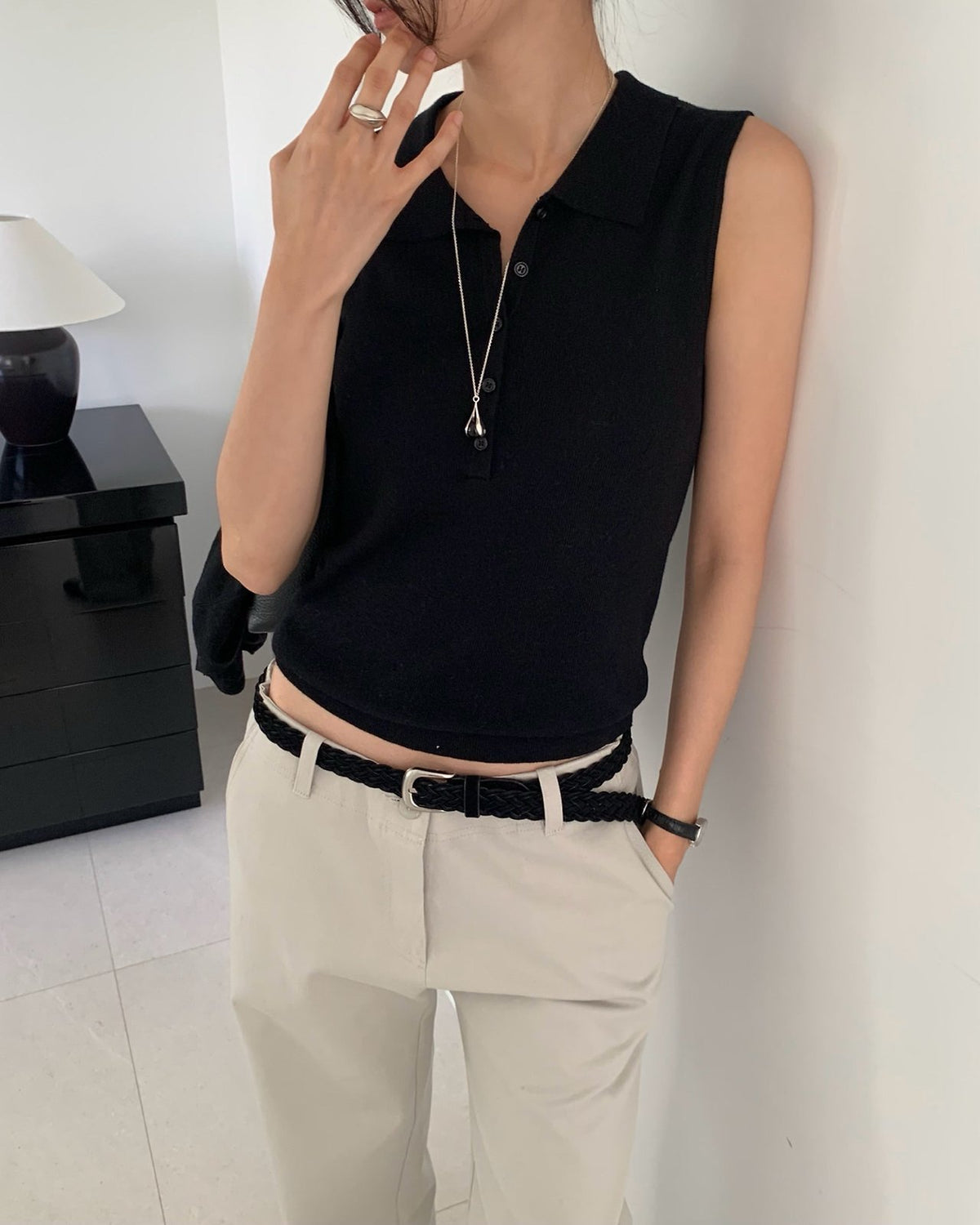 Urban Polo Cardigan Set